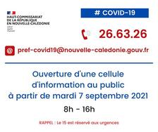 Covid-19: Cellule d'Information du Public