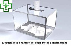 Election de la chambre de discipline des pharmaciens