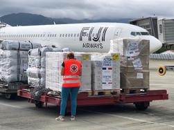Fret humanitaire à destination de Fidji 
